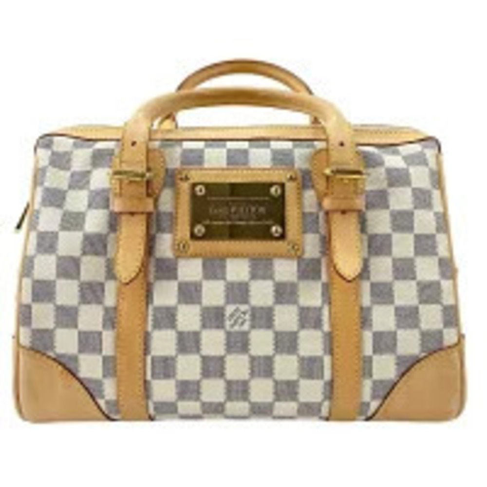 Louis Vuitton Damier Azur White Berkeley Handbag White